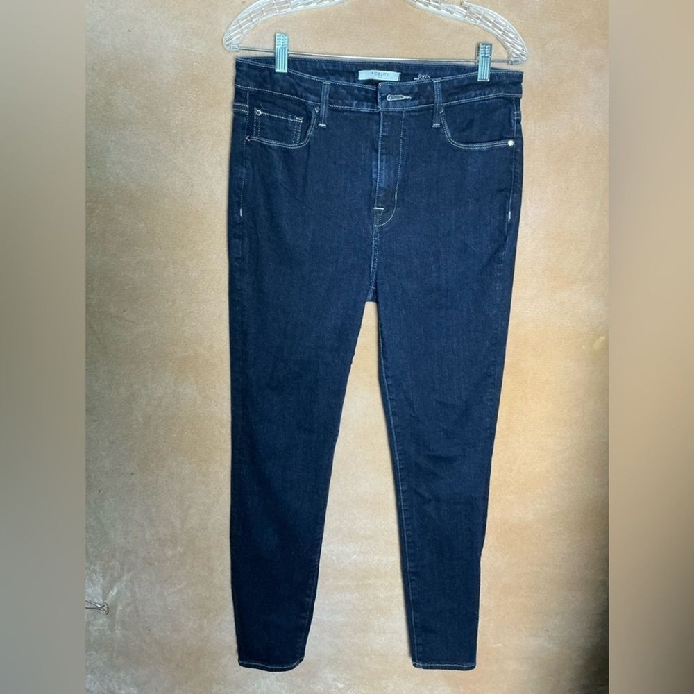 Fidelity Women's Deep Indigo Skinny Jeans size 31
